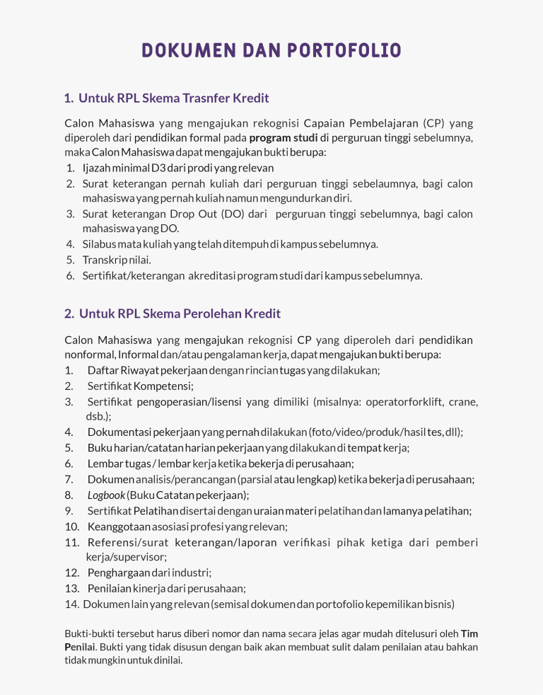 Cewe Rpl Dokumen Portofolio RPL – Sarjana Desa